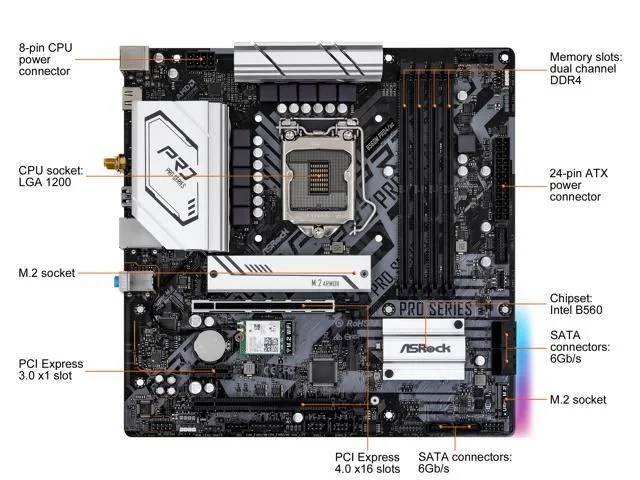 ASRock B560M PRO4/AC