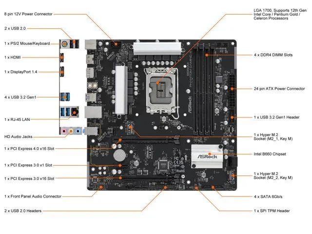 ASRock B660M Phantom Gaming 4
