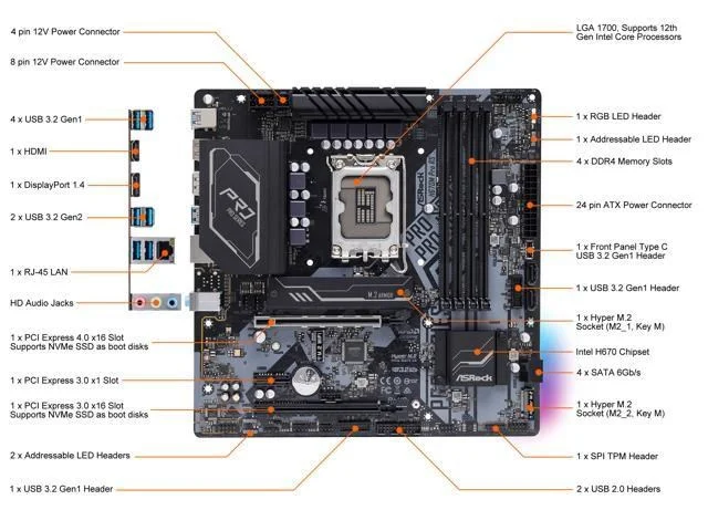 ASRock H670M Pro RS