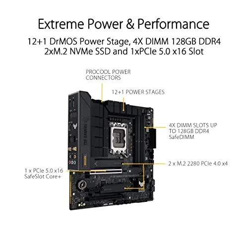 ASUS TUF GAMING B760M-PLUS WIFI D4
