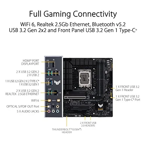 ASUS TUF GAMING B760M-PLUS WIFI D4
