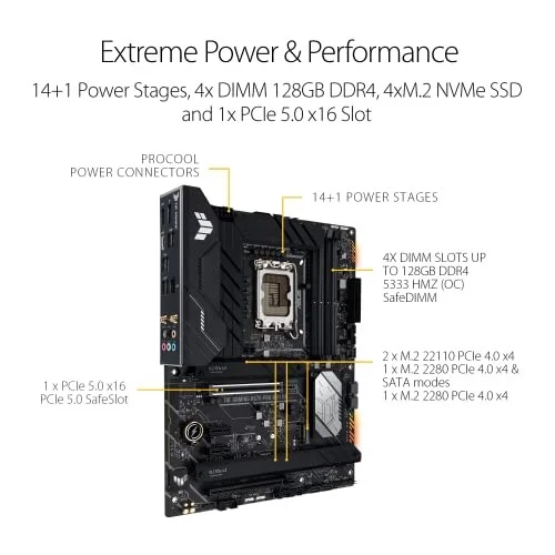 ASUS TUF Gaming H670-PRO WiFi D4