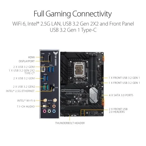 ASUS TUF Gaming H670-PRO WiFi D4