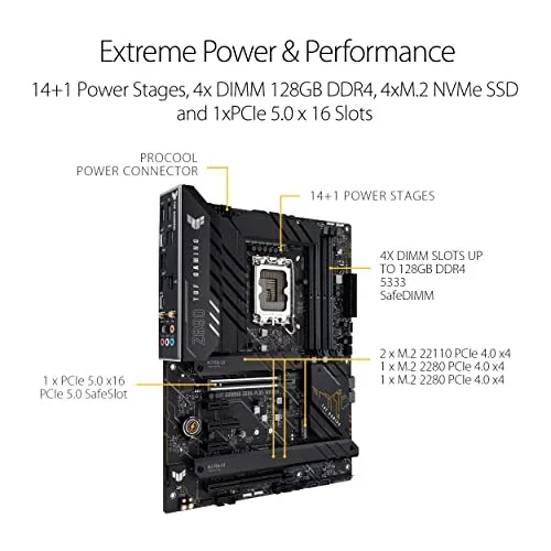 ASUS TUF GAMING Z690-PLUS WIFI D4