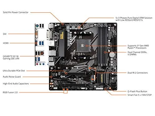 Gigabyte B550M DS3H