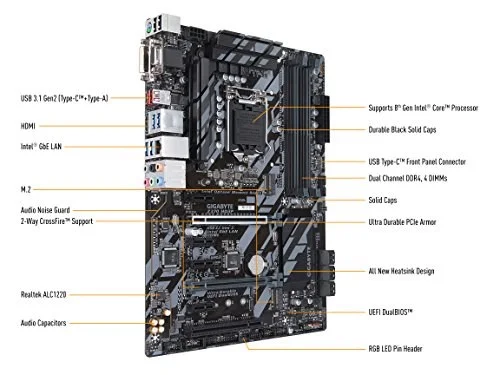 GIGABYTE Z370 HD3P
