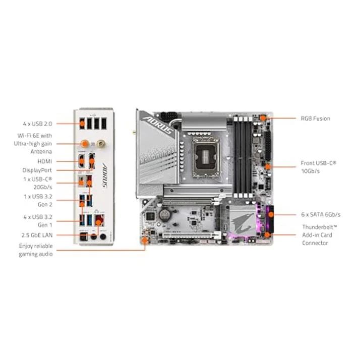 GIGABYTE Z790M AORUS Elite AX ICE