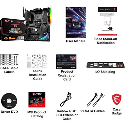 MSI B450 GAMING PRO CARBON MAX WIFI