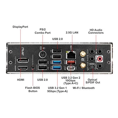 MSI MPG B550 GAMING CARBON WIFI