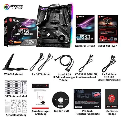 MSI MPG X570 GAMING PRO CARBON WIFI